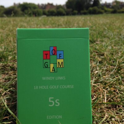 SP01 TOFGAM Windy Links 18 Hole Golf Course 5s Card Game