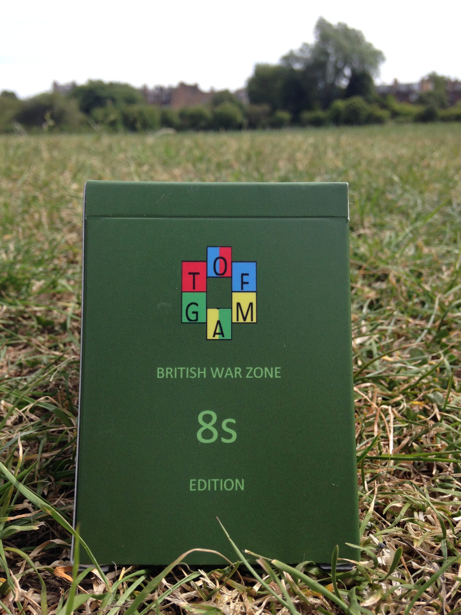 WA01 TOFGAM British War Zone 8s Card Game