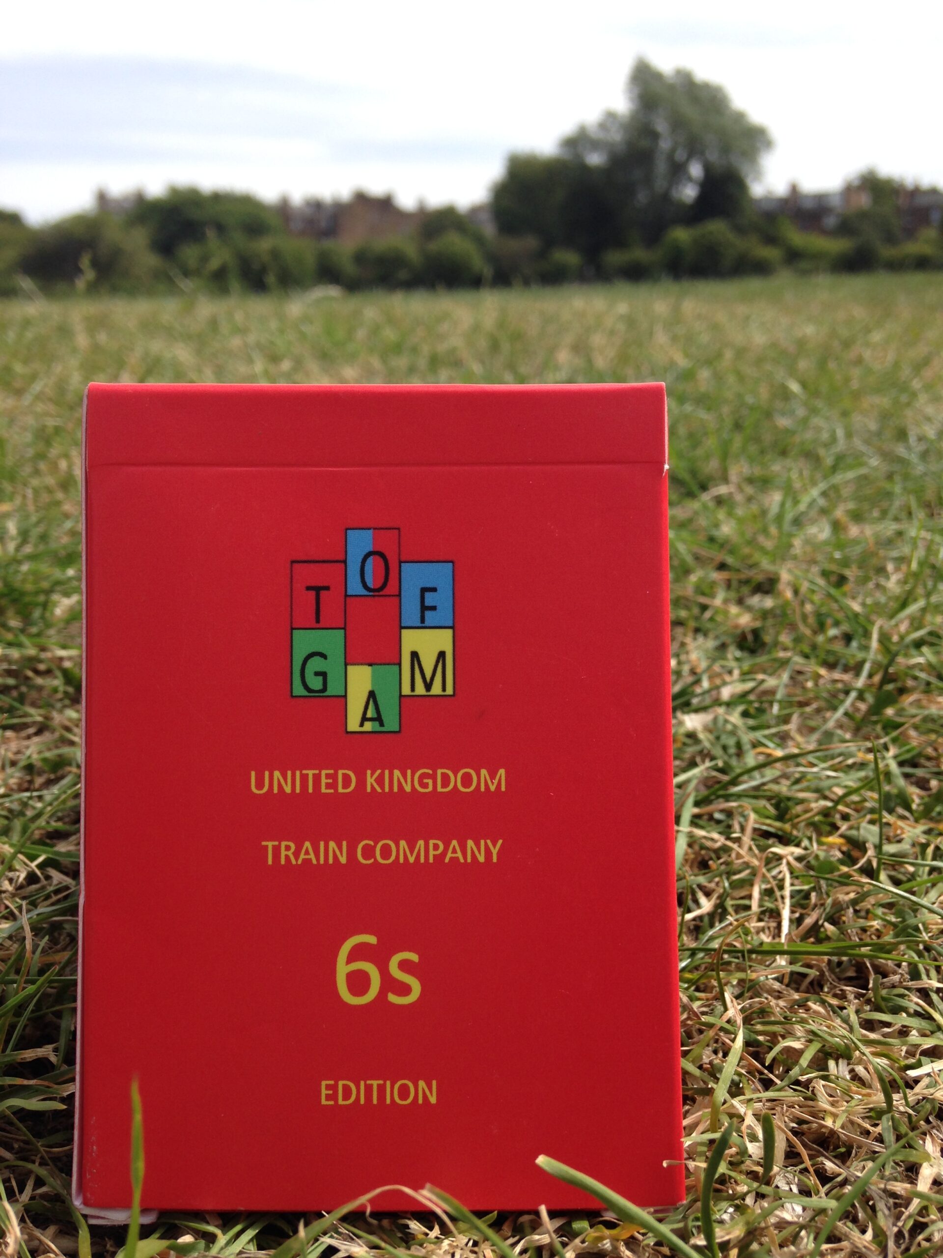 TC06 TOFGAM United Kingdom Train Company 6s Card Game