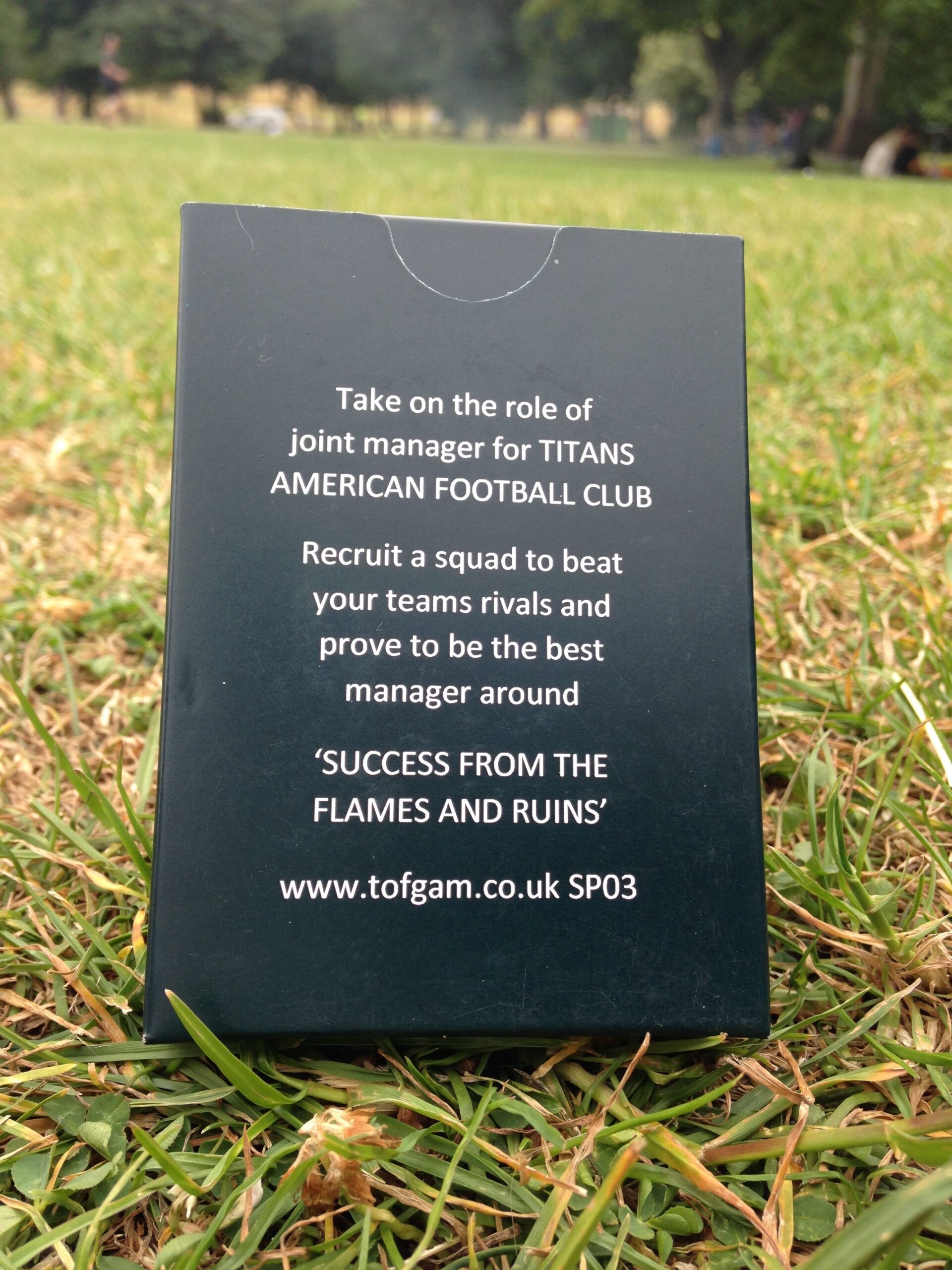 SP03 TOFGAM Titans American Football 7s Card Game - Image 6