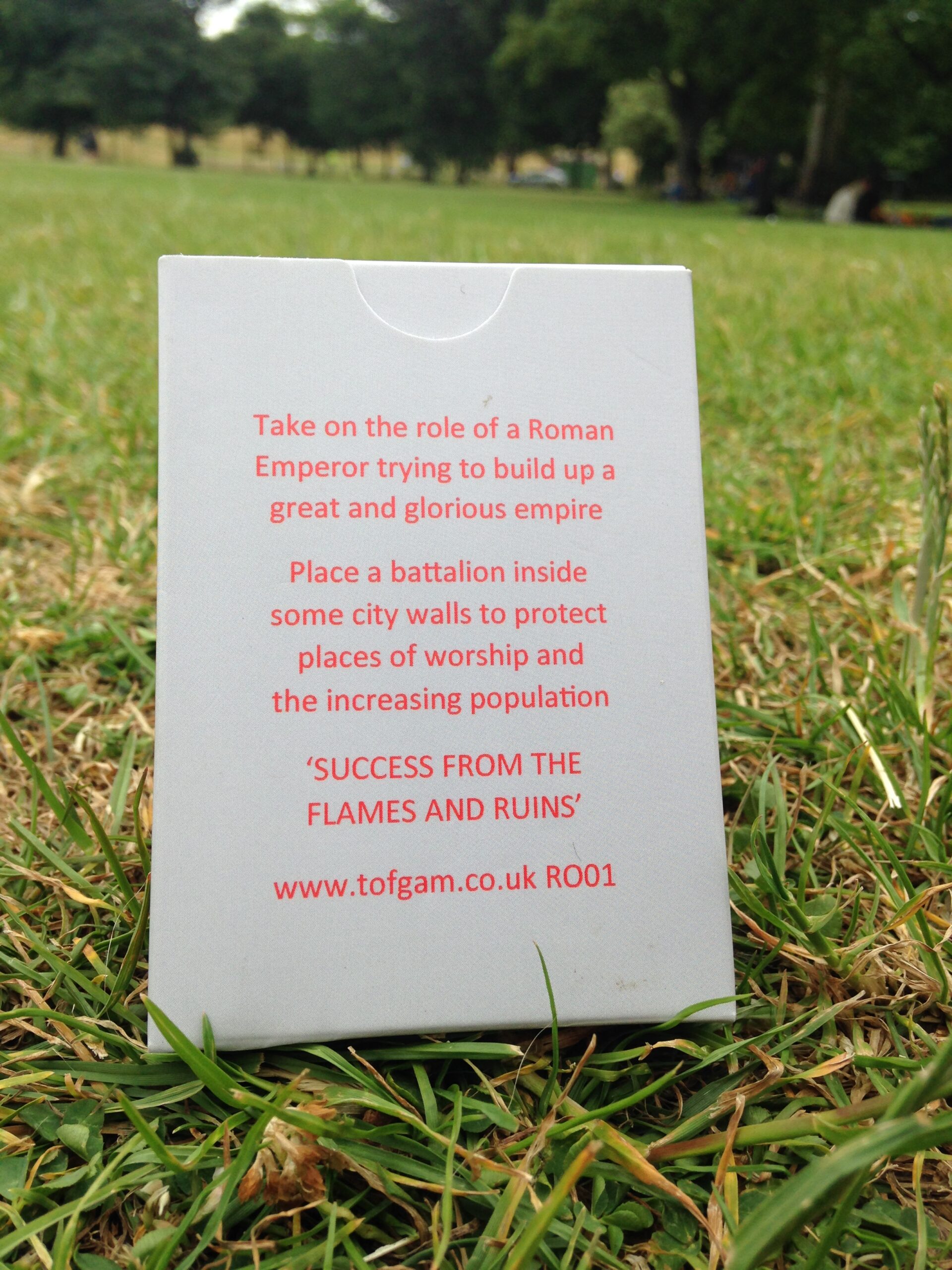 RO01 TOFGAM Roman Empire Britain 8s Card Game - Image 6