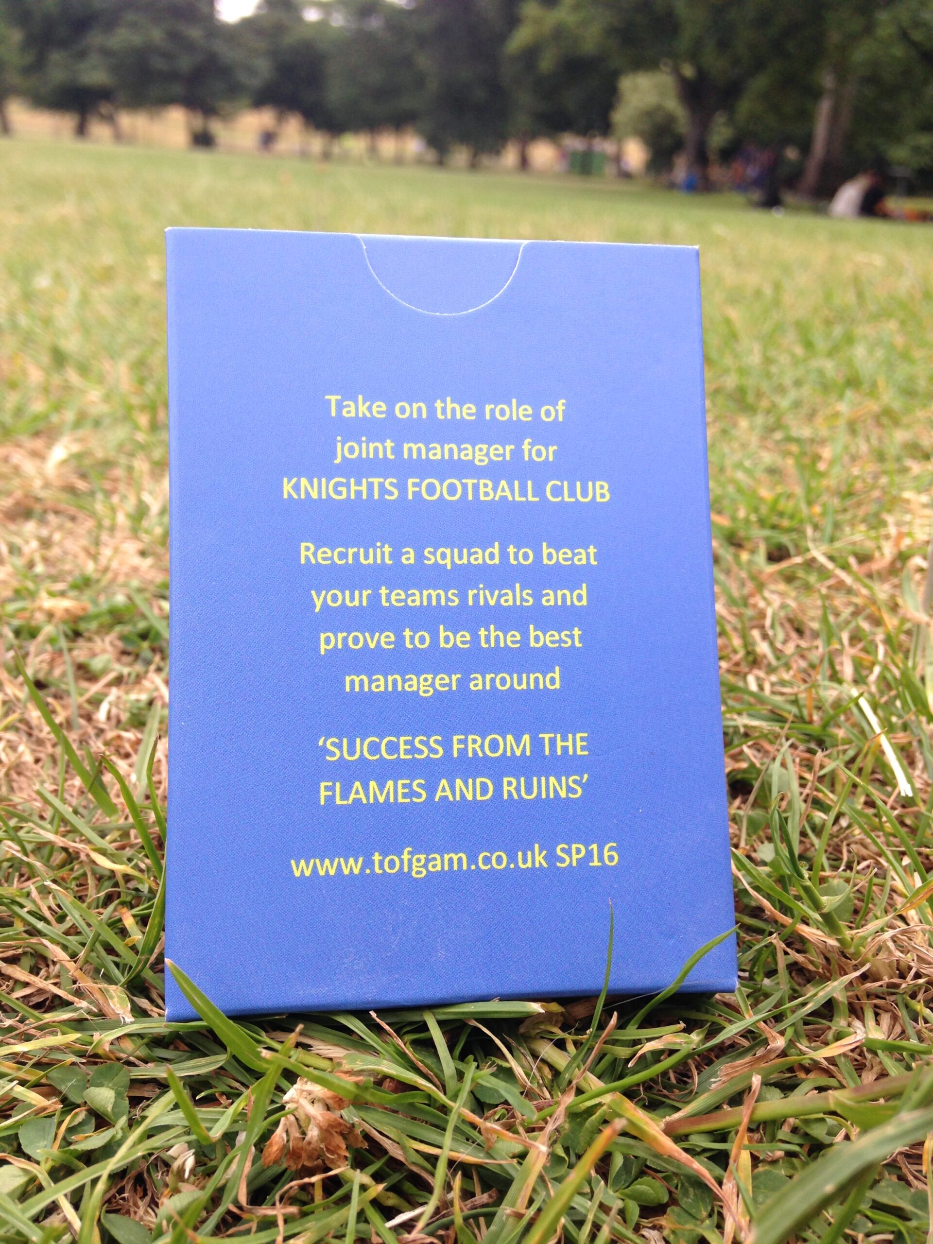 SP16 TOFGAM Knights Football 6s Card Game - Image 6
