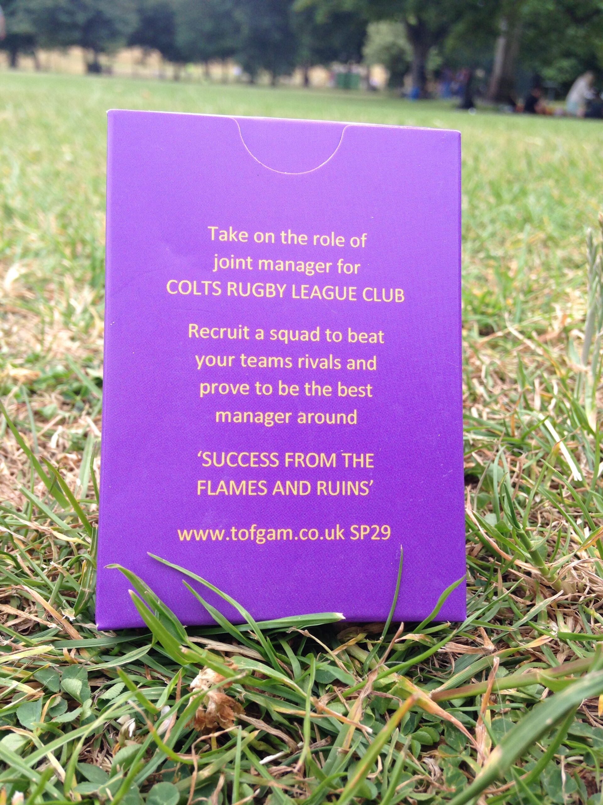 SP29 TOFGAM Colts Rugby League 9s Card Game - Image 6