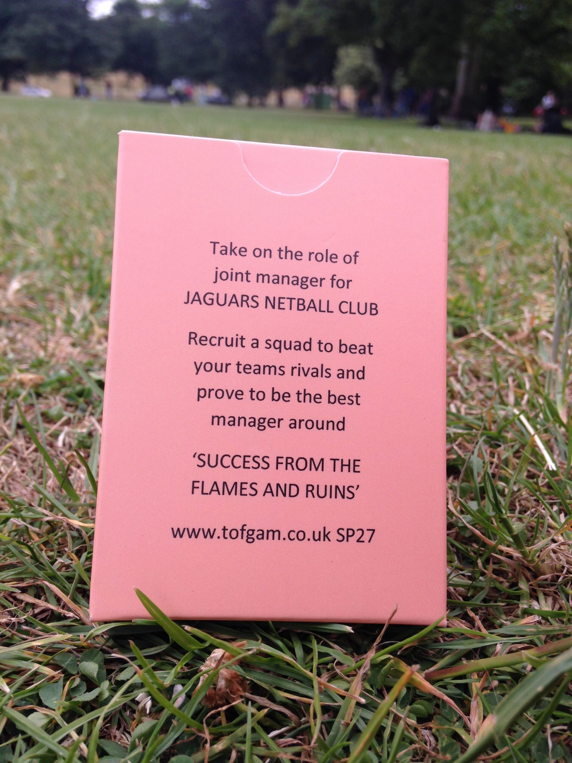 SP27 TOFGAM Jaguars Netball 7s Card Game - Image 6
