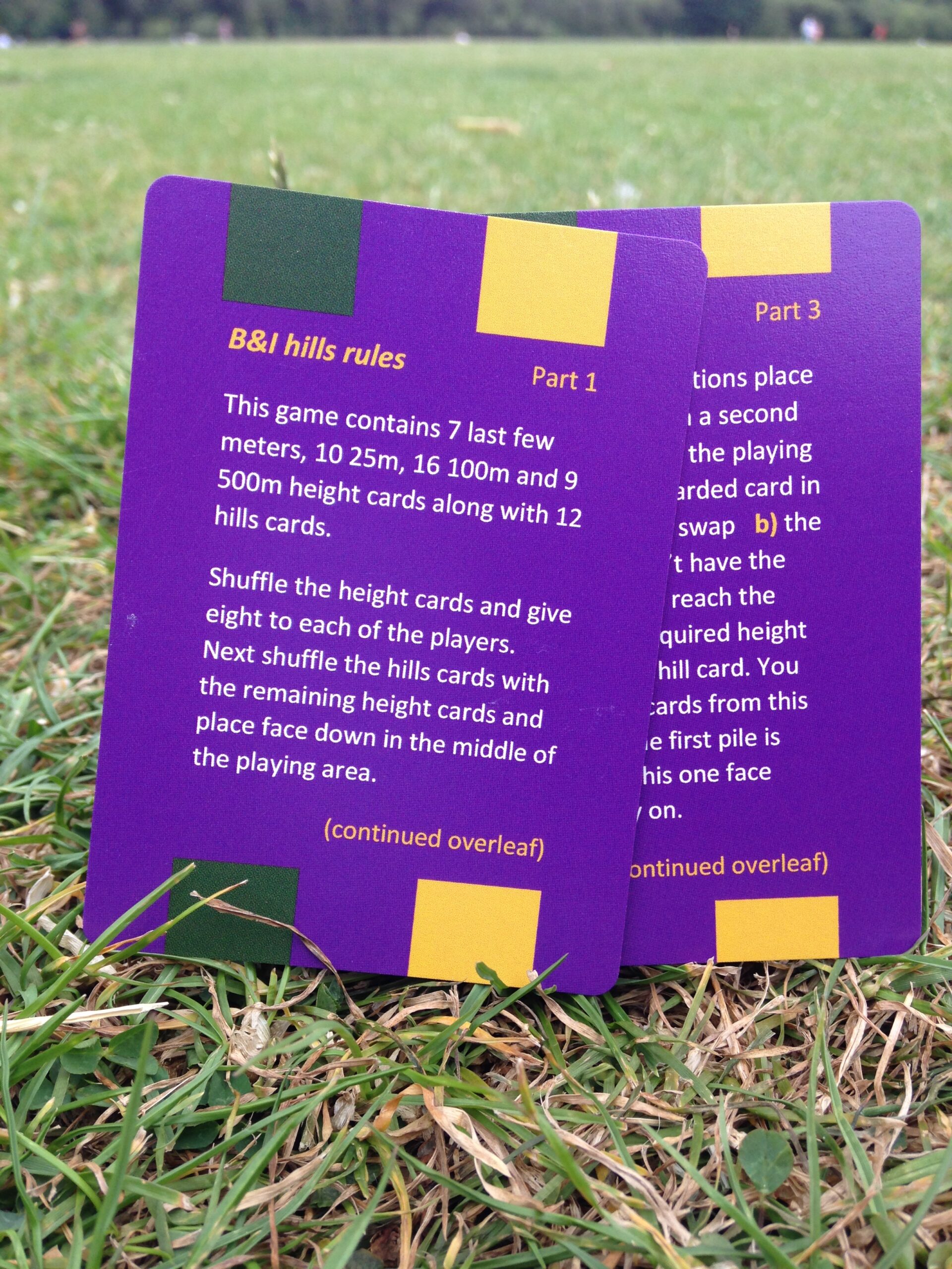 HI01 TOFGAM British & Irish Hills 8s Card Game - Image 2