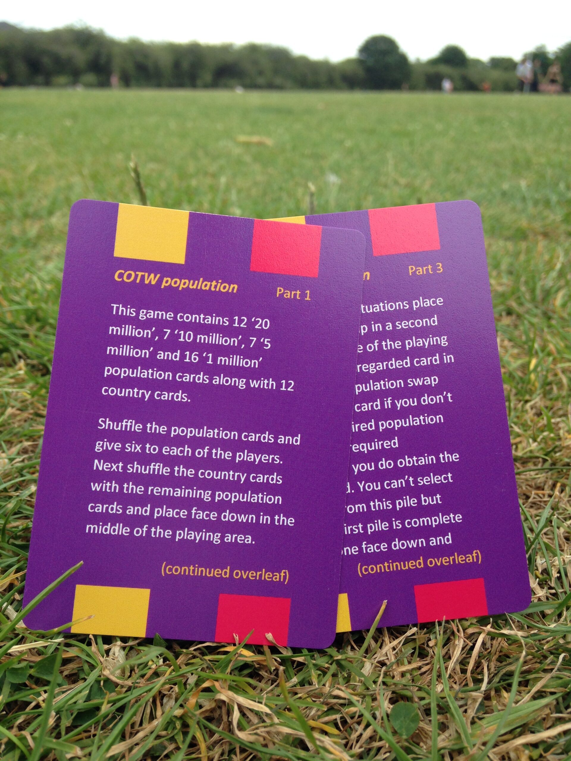 CP06 TOFGAM Countries of the World Population 6s Card Game - Image 2