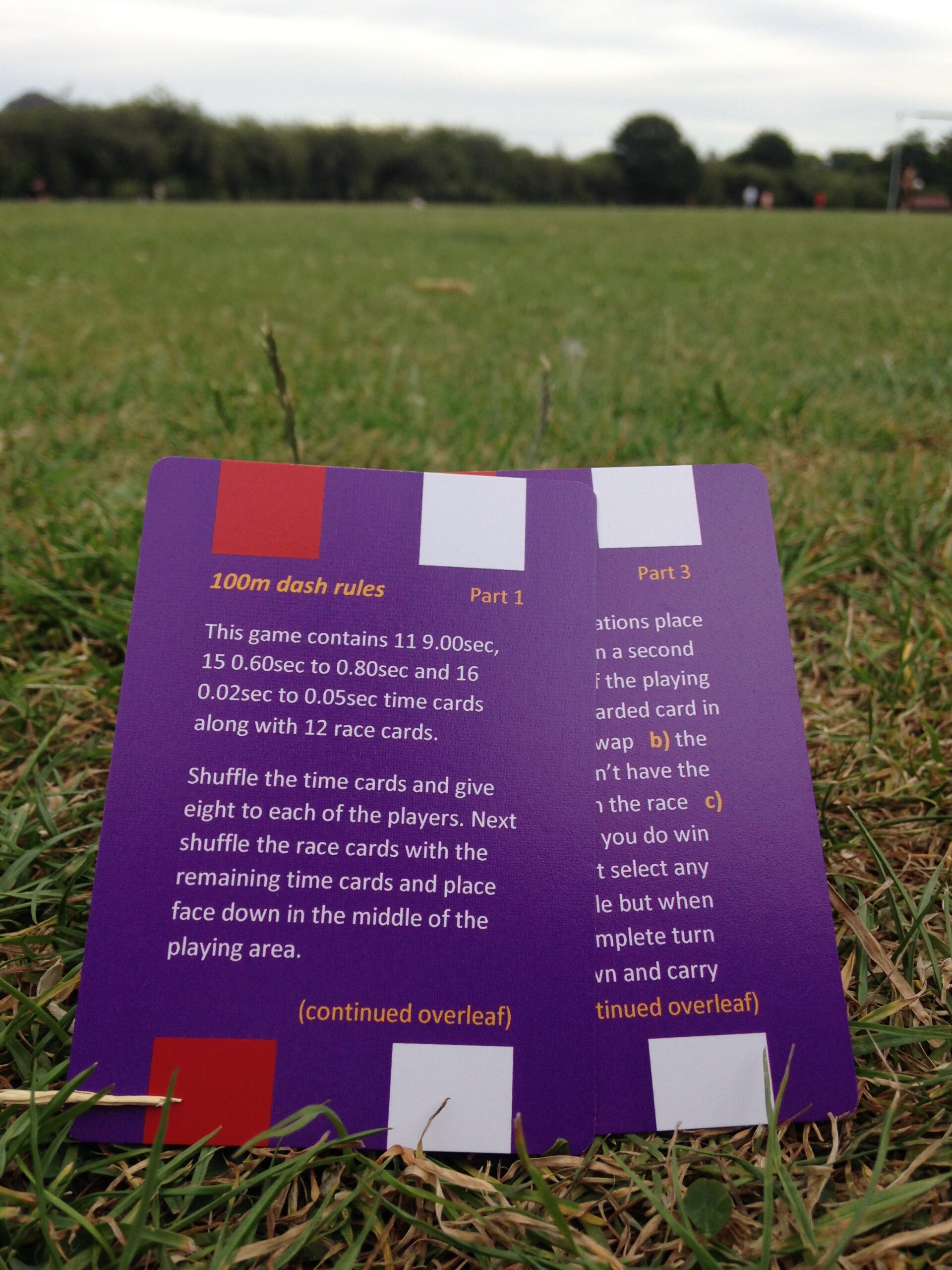 SP43 TOFGAM 100m Dash 8s Card Game - Image 2
