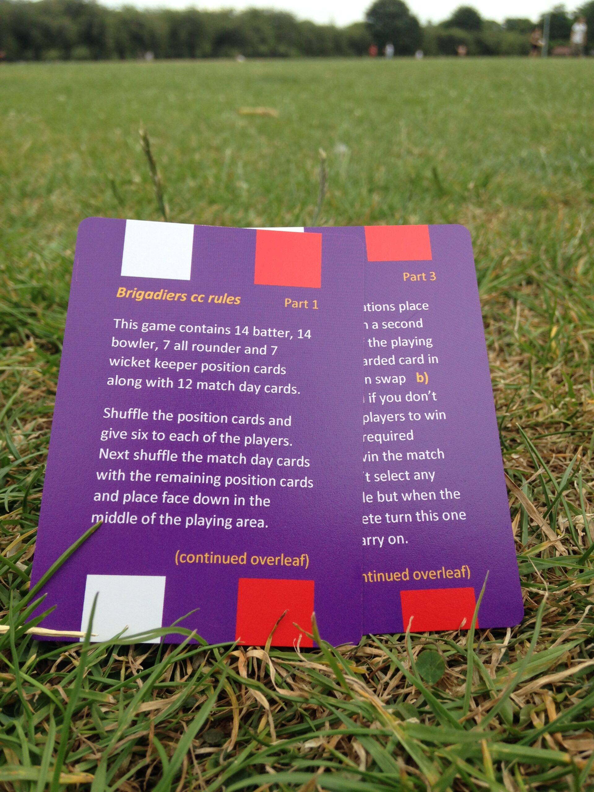SP13 TOFGAM Brigadiers Cricket 6s Card Game - Image 2