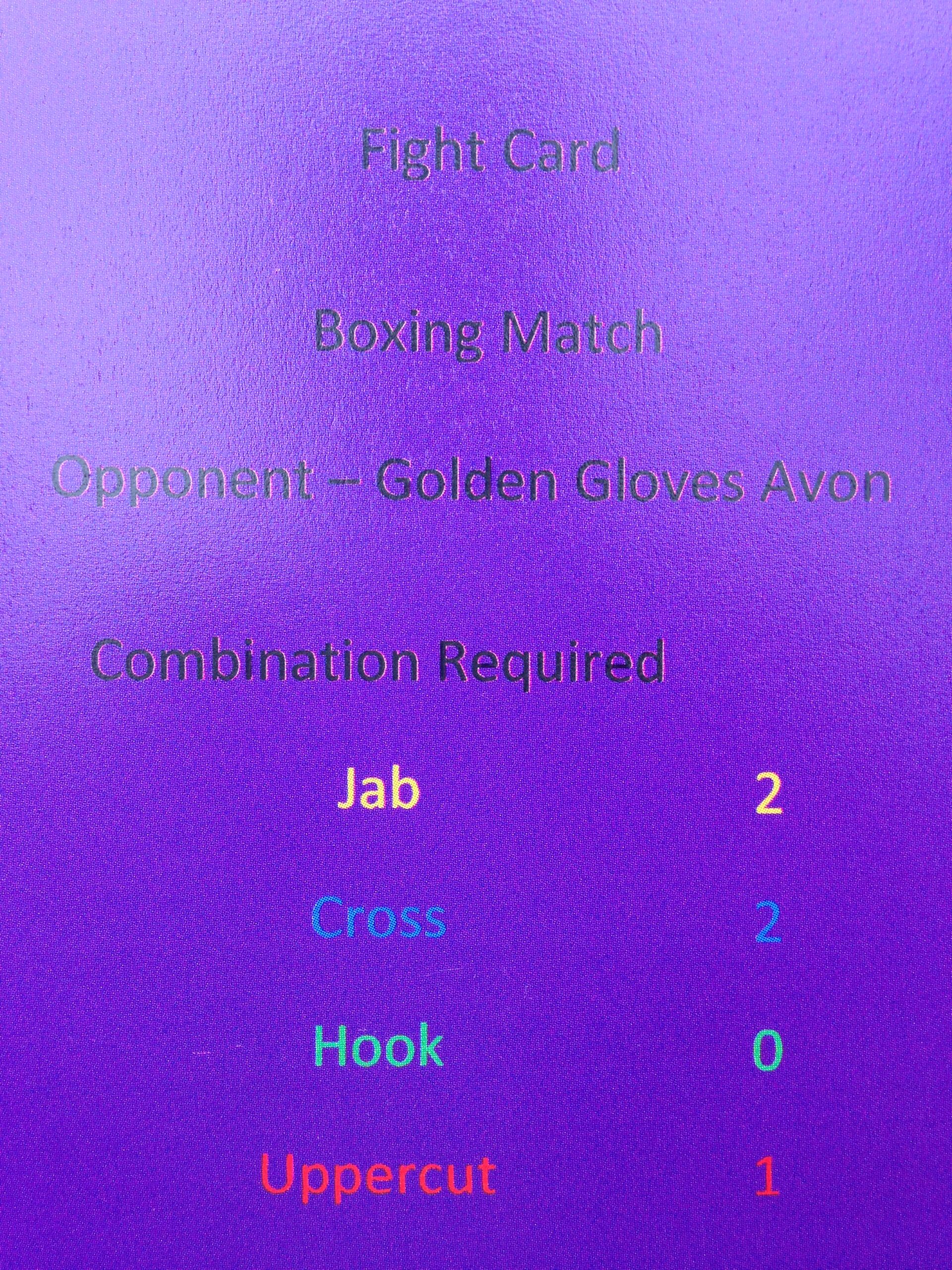 SP10 TOFGAM Boxing Winning Combination 5s Card Game - Image 4