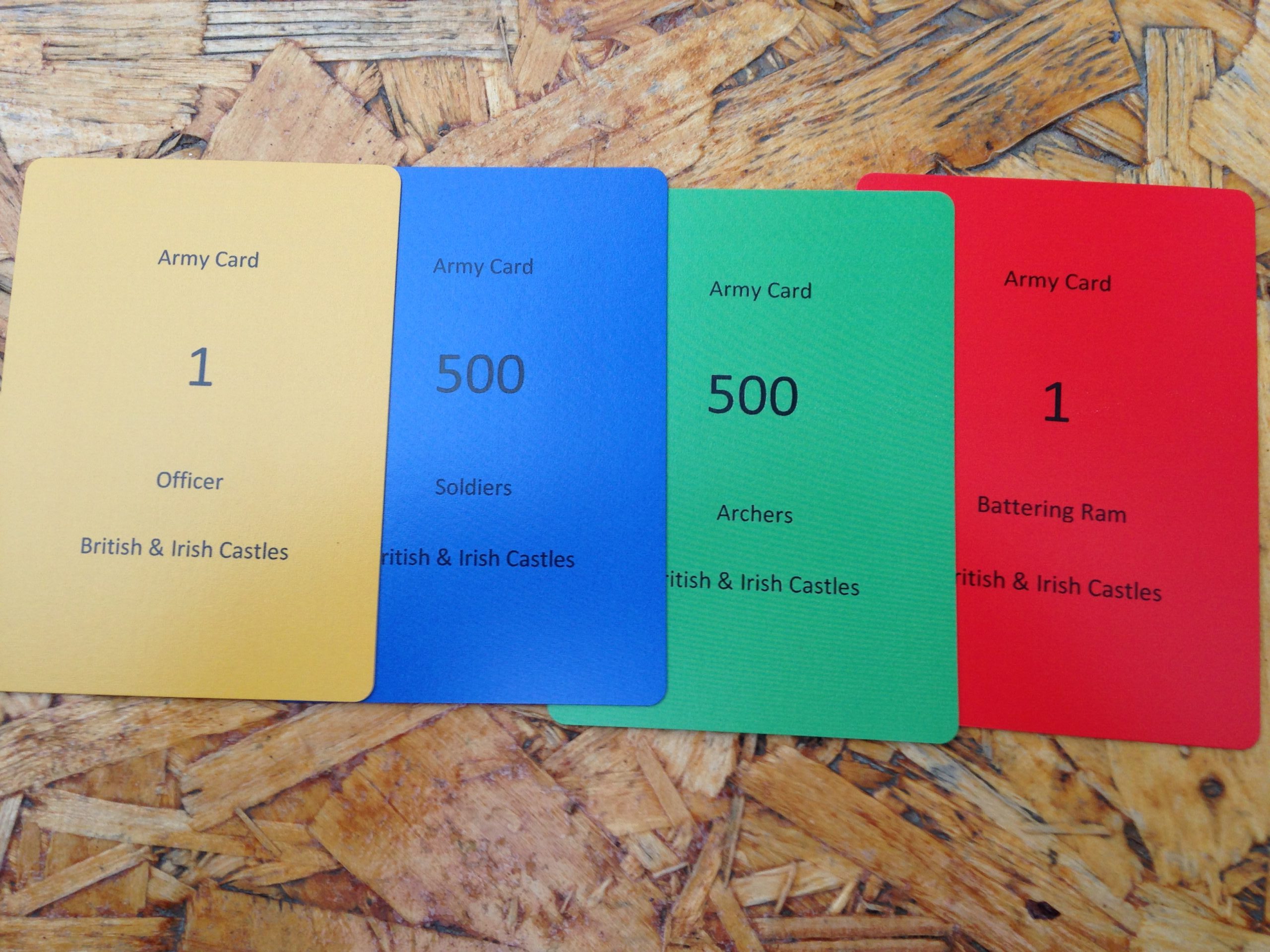 CA01 TOFGAM British & Irish Castles 8s Card Game - Image 3
