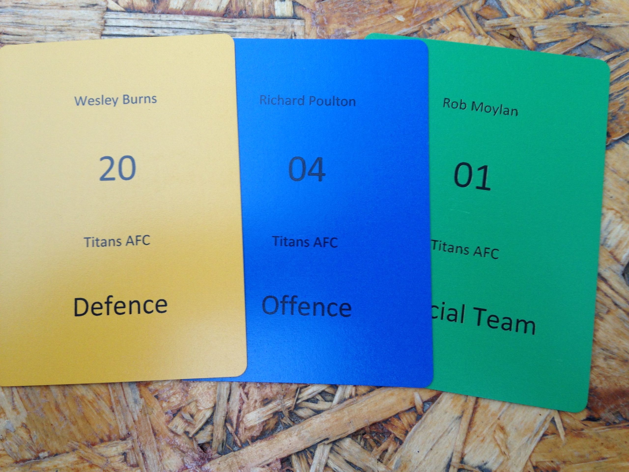SP03 TOFGAM Titans American Football 7s Card Game - Image 3