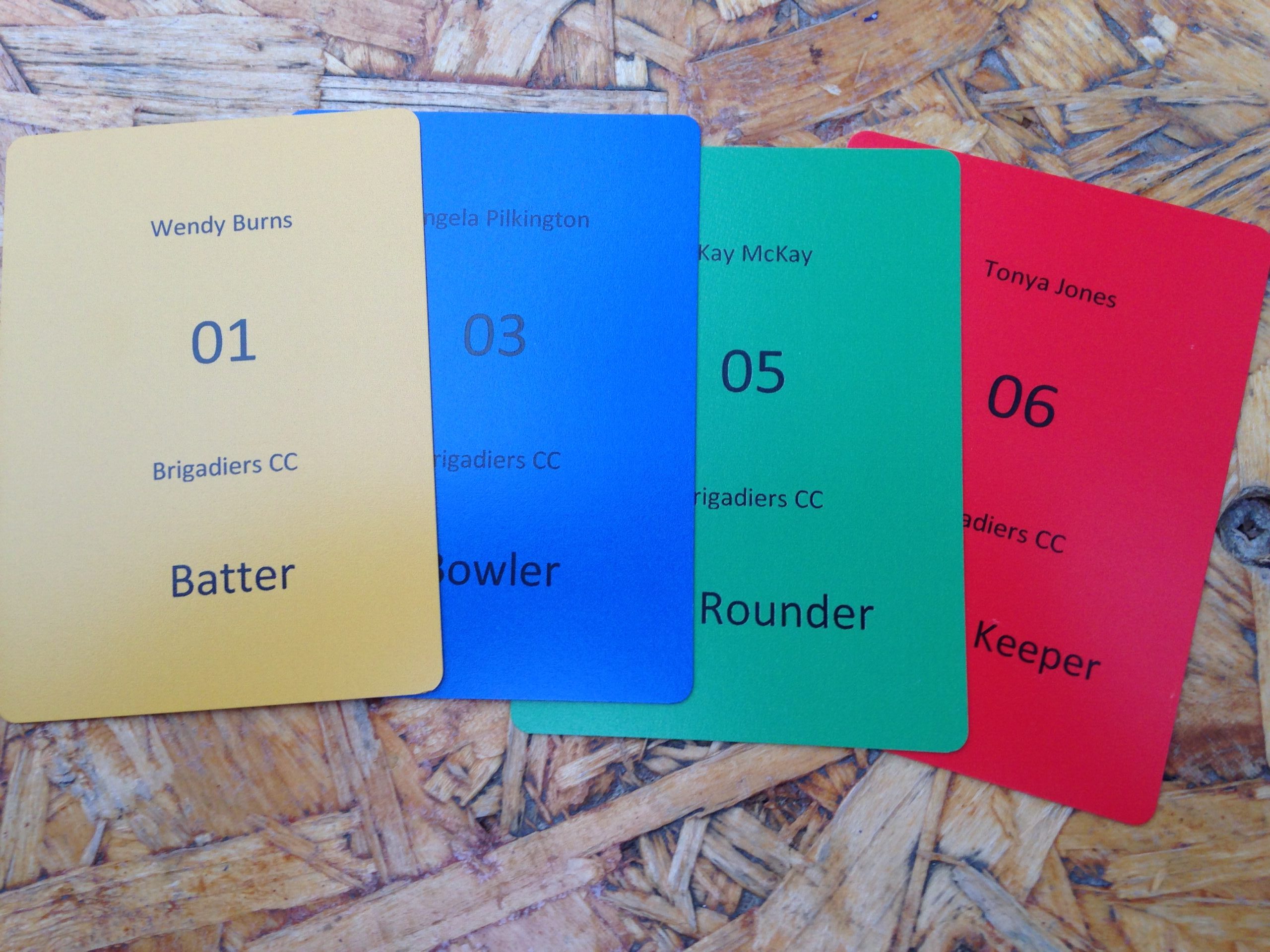 SP13 TOFGAM Brigadiers Cricket 6s Card Game - Image 3